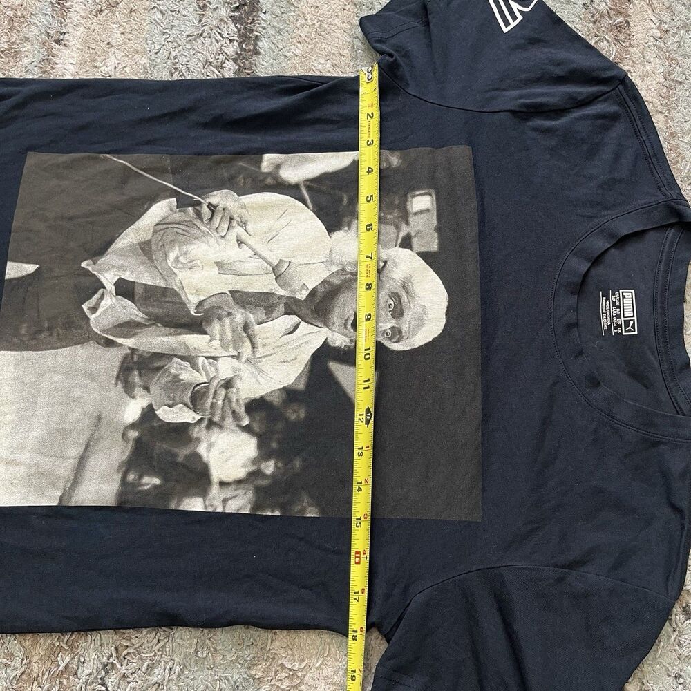 Puma WWE Nature Boy Ric Flair Photo Tee Black T-Shirt Men's WCW Size Small - Picture 7 of 7